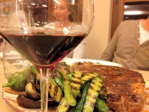 " Abendessen auf dem Landgut Terricciola" © www.toscana-forum.de