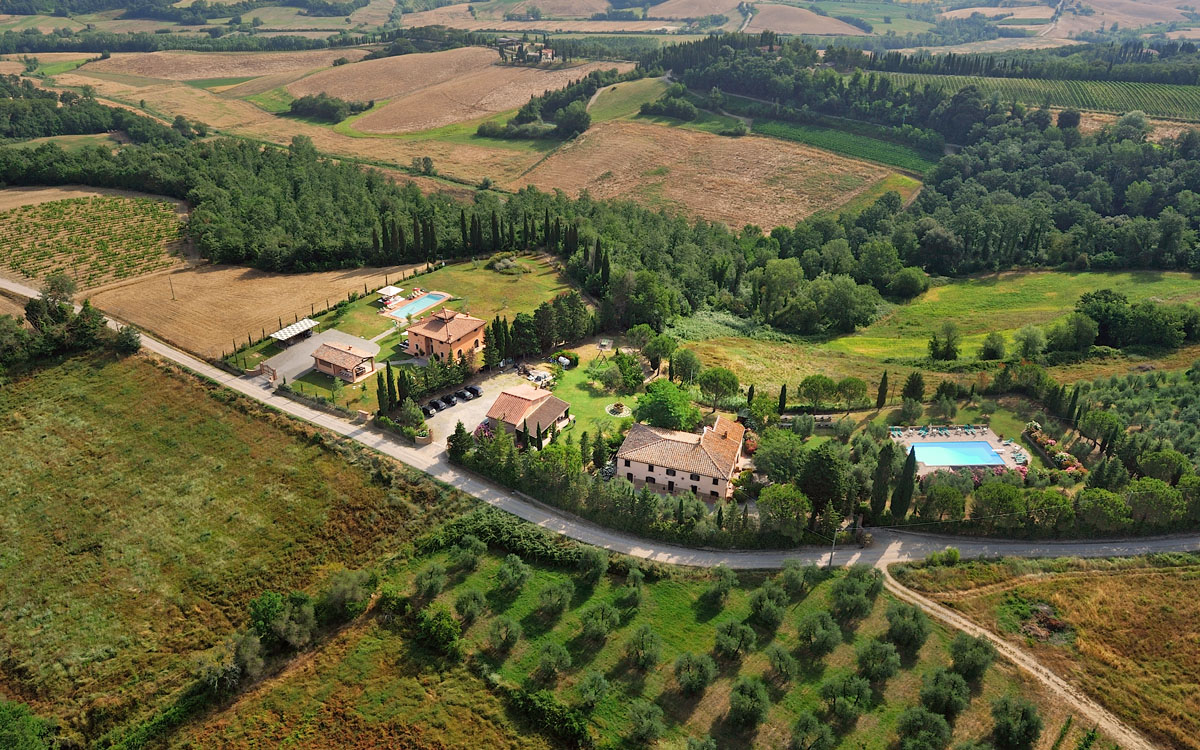 Agriturismo Peccioli 3 Luftaufnahme 03 Agriturismo Peccioli 3 Luftaufnahme 03