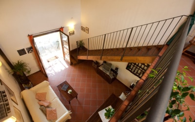 Ferienhaus Toskana 2 Wohnung Melo Blick von der Galerie 02