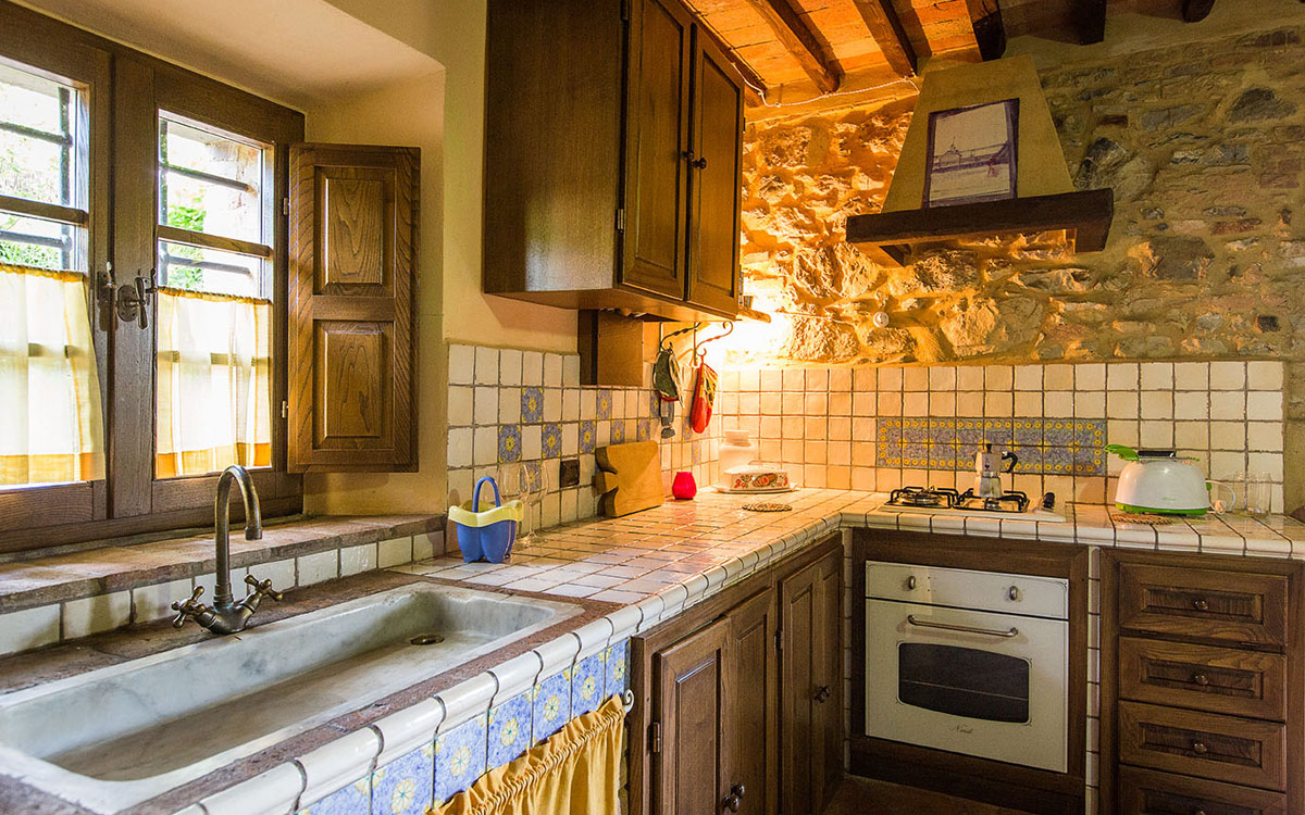 Ferienwohnung Chianni 6 Wohnküche 02 Ferienwohnung Chianni 6 Wohnküche 02