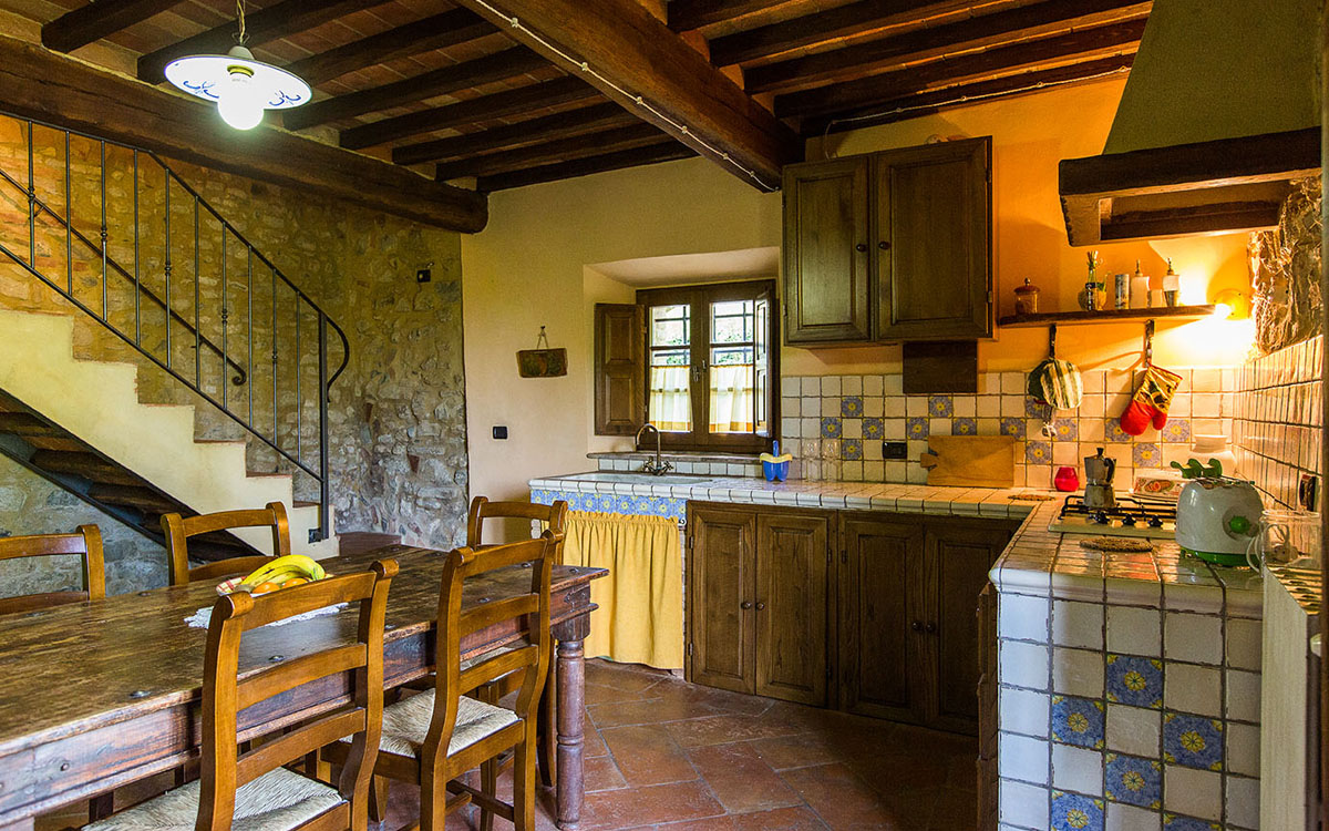 Ferienwohnung Chianni 6 Wohnküche 03 Ferienwohnung Chianni 6 Wohnküche 03