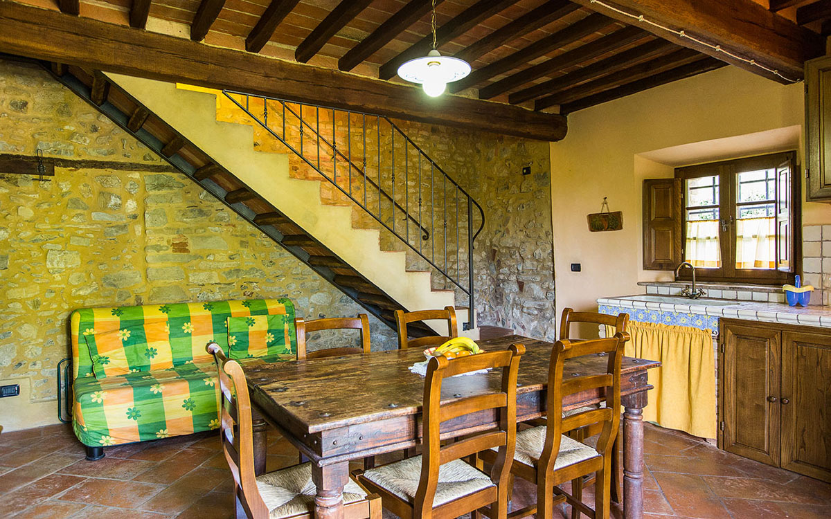 Ferienwohnung Chianni 6 Wohnküche 04 Ferienwohnung Chianni 6 Wohnküche 04