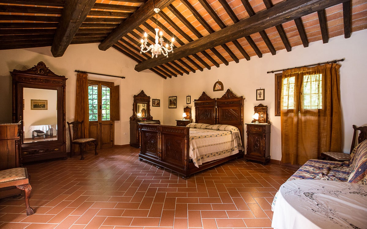 Landvilla Guardistallo Schlafzimmer 26