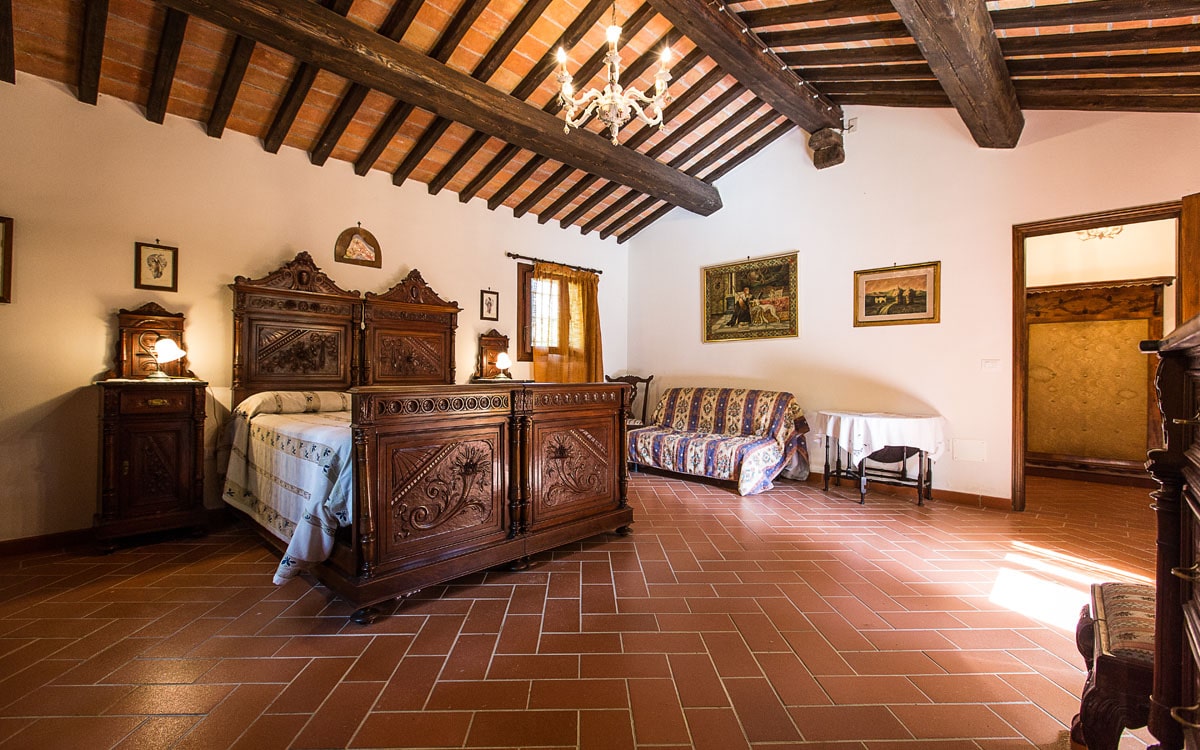 Landvilla Guardistallo Schlafzimmer 35