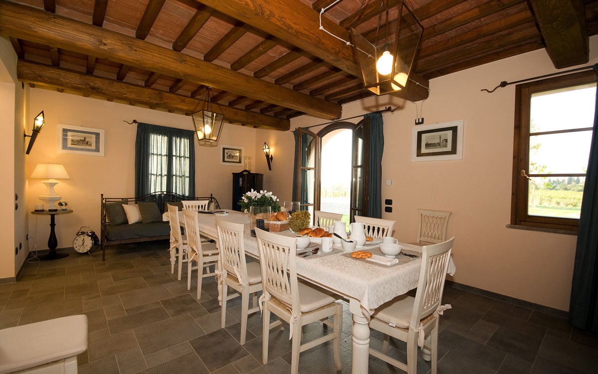 Villa Peccioli 5 Esszimmer 05 Villa Peccioli 5 Esszimmer 05