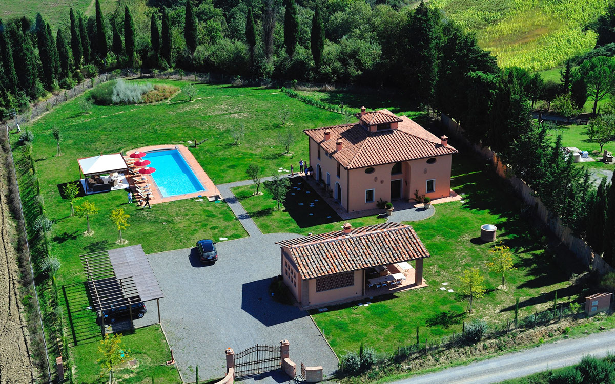 Villa Peccioli 5 Luftaufnahme 01 Villa Peccioli 5 Luftaufnahme 01