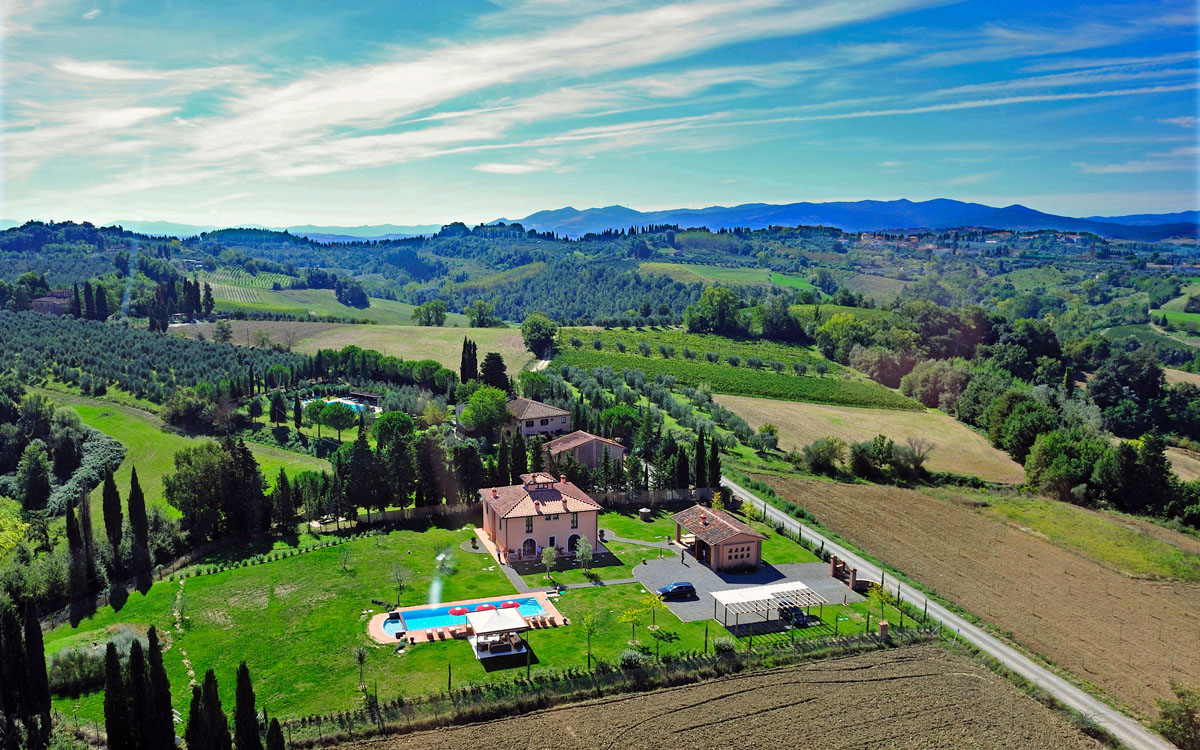 Villa Peccioli 5 Luftaufnahme 02 Villa Peccioli 5 Luftaufnahme 02