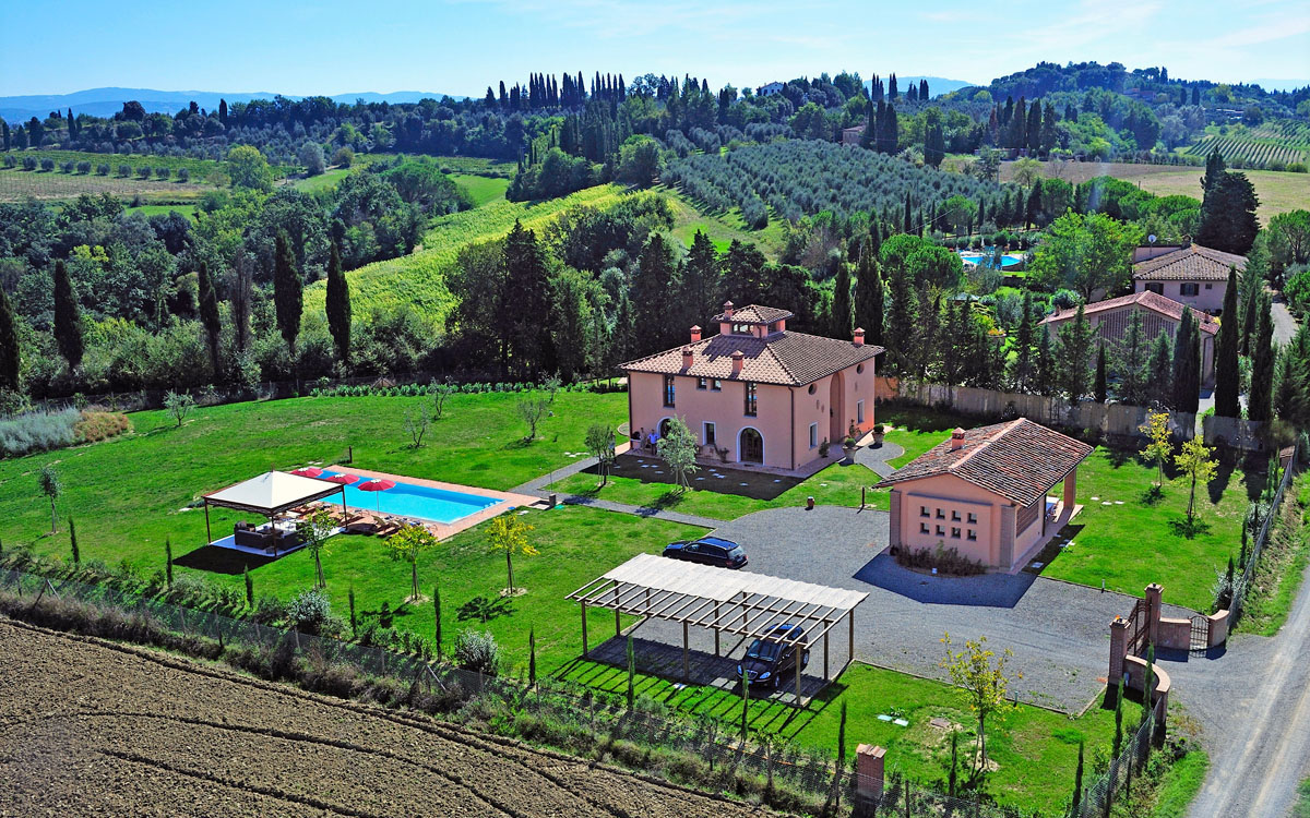 Villa Peccioli 5 Luftaufnahme 04 Villa Peccioli 5 Luftaufnahme 04