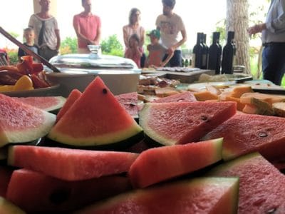 Weinprobe aus der Perspektive der Wassermelone © Toscana Forum