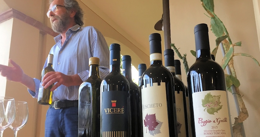 Der Biologe Giuseppe Mongelli und seine Weine © Toscana Forum