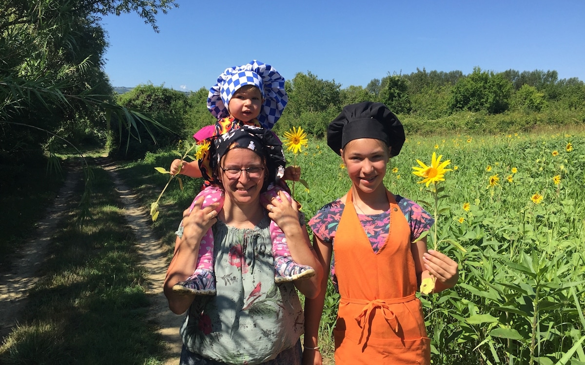 Bio-Kochkurs 11 ~ im Bio-Gemüsegarten Bio-Kochkurs 11 ~ im Bio-Gemüsegarten