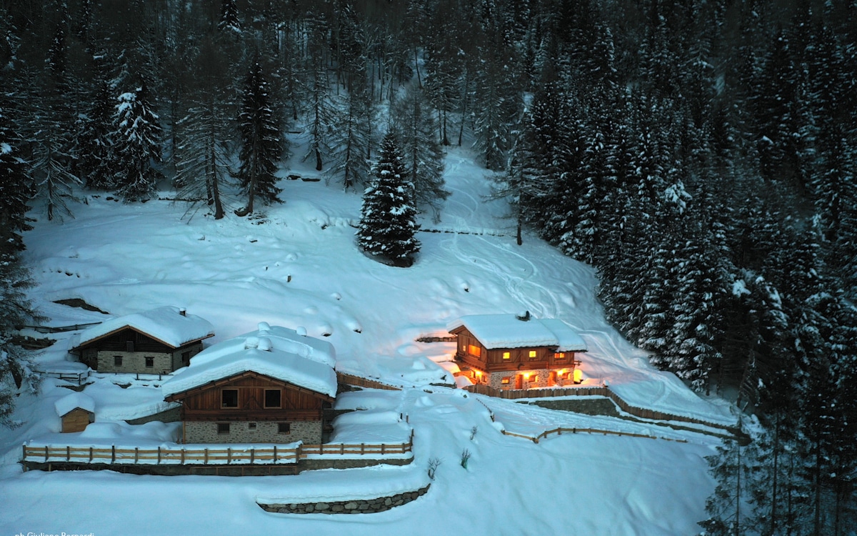 Drei Chalets in Trentino-Südtirol Drei Chalets in Trentino-Südtirol