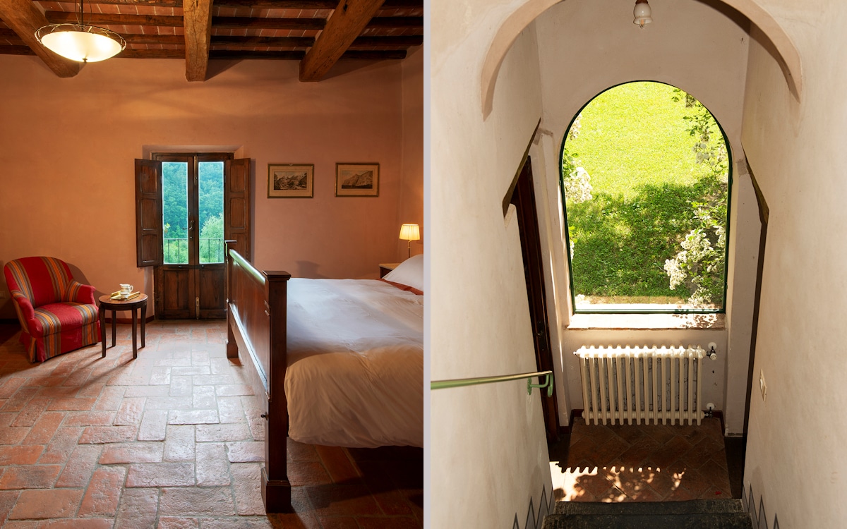 Villa Marti 2, Schlafzimmer 4 und Treppe Villa Marti 2, Schlafzimmer 4 und Treppe