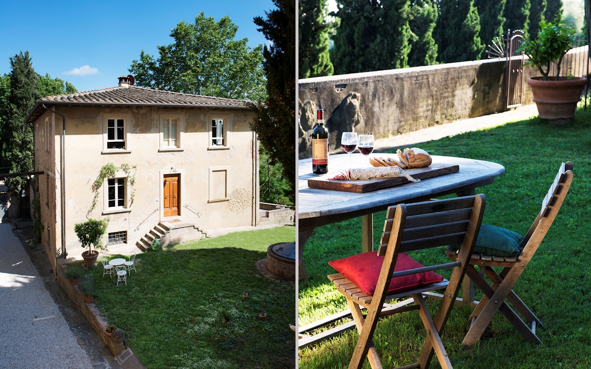 Villa Marti 4, Fassade, Garten Villa Marti 4, Fassade, Garten