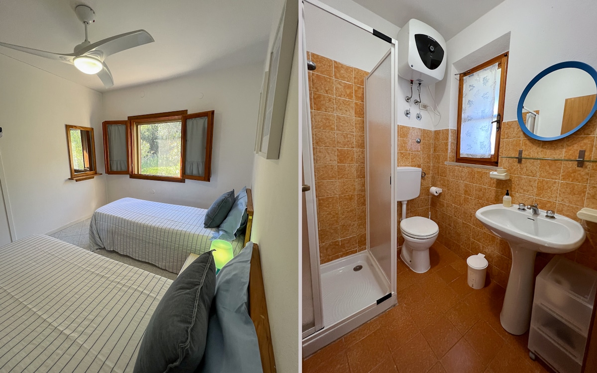 FeWo Lacona, Kinderzimmer und Badezimmer