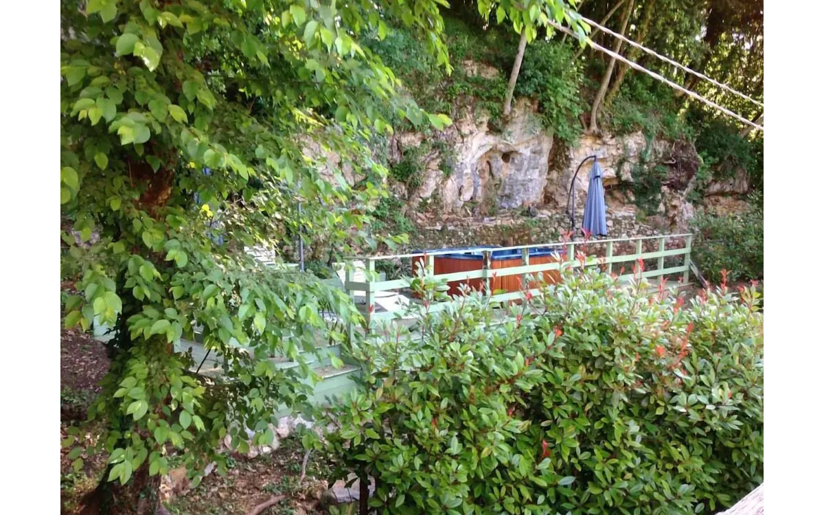 Ferienhaus Santanna, Terrasse mit Whirlpool Ferienhaus Santanna, Terrasse mit Whirlpool