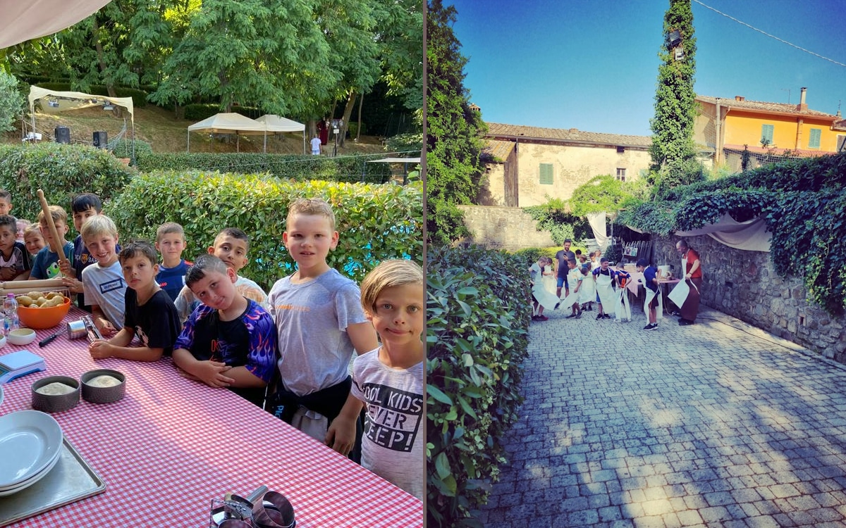 Toskana-Fußball-Camp, Kochkurs in Rivalto (3) Toskana-Fußball-Camp, Kochkurs in Rivalto (3)