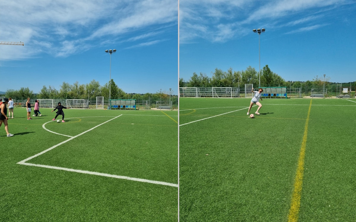 Toskana-Fußball-Camp, Mamas in Action (1) Toskana-Fußball-Camp, Mamas in Action (1)