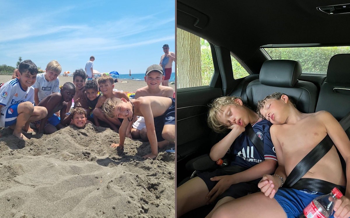 Toskana-Fußball-Camp, harter Tag am Strand (1) Toskana-Fußball-Camp, harter Tag am Strand (1)