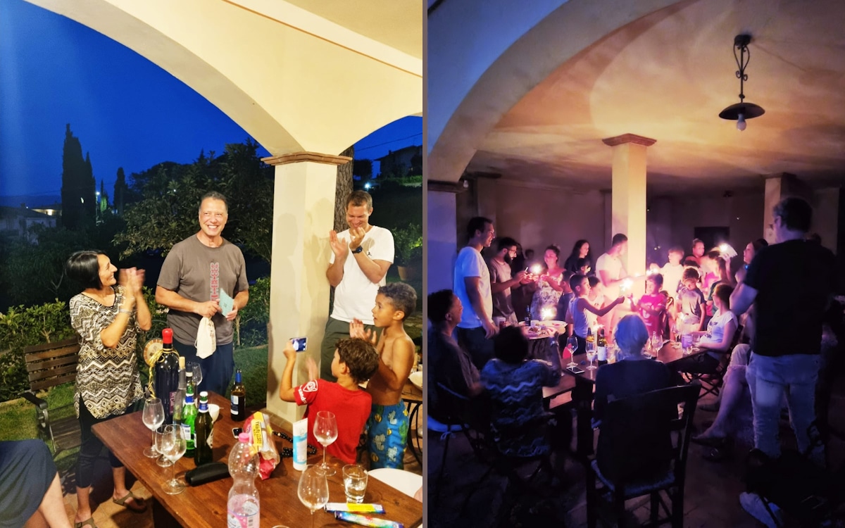 Toskana-Fußball-Camp, letzer Abend im Ferienhaus In Toscana (1) Toskana-Fußball-Camp, letzer Abend im Ferienhaus In Toscana (1)