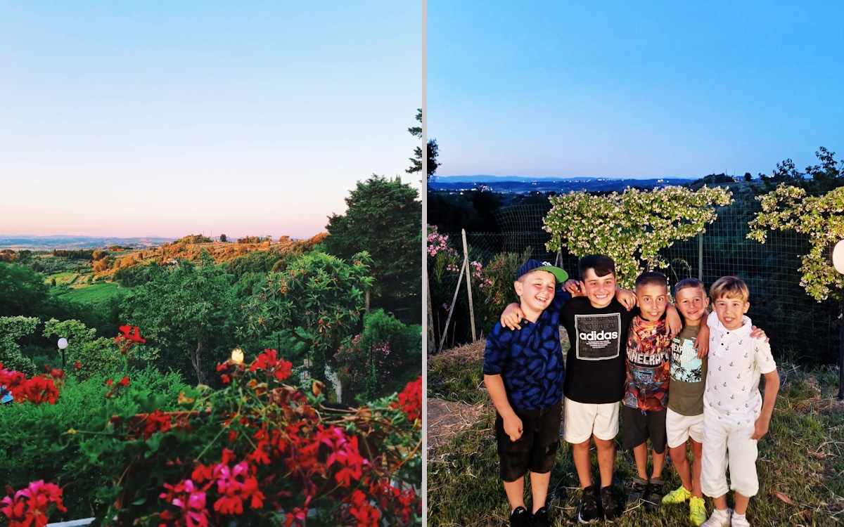 Zu Fuß zur Pizzeria mit Panormablick in Terricciola (2) Zu Fuß zur Pizzeria mit Panormablick in Terricciola (2)