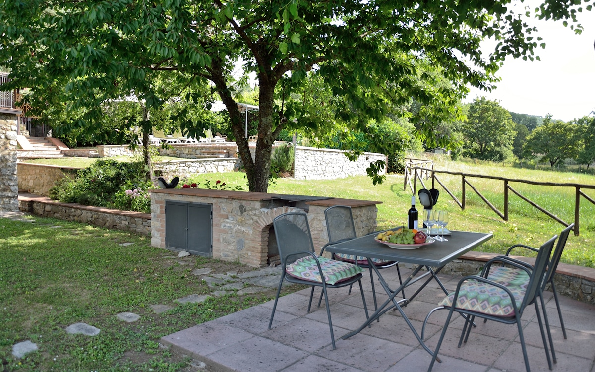 Wassermühle Gaiole 6, Garten(1) Wassermühle Gaiole 6, Garten(1)