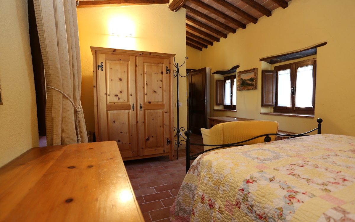 Wassermühle Gaiole 6, Schlafzimmer 1 Wassermühle Gaiole 6, Schlafzimmer 1