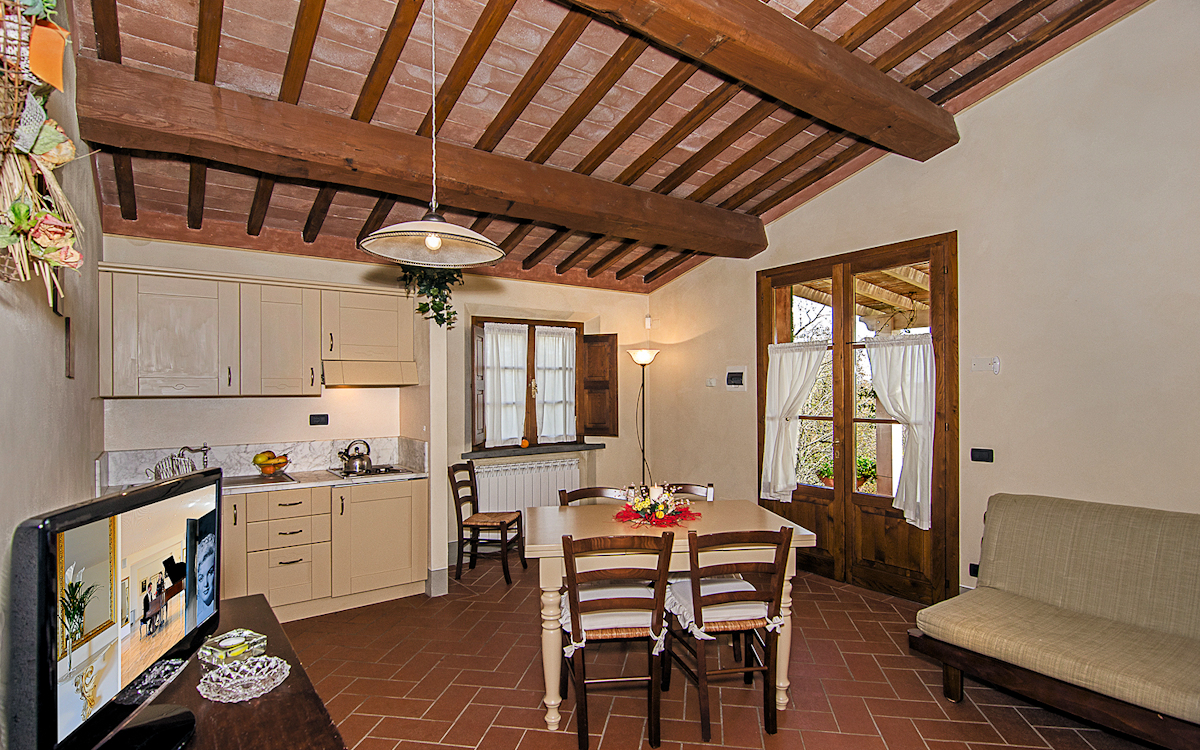 Agriturismo Crespina 2, FeWo OL2E - Wohnküche