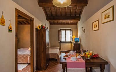 Agriturismo Crespina 2, FeWo AC21 Wohnzimmer