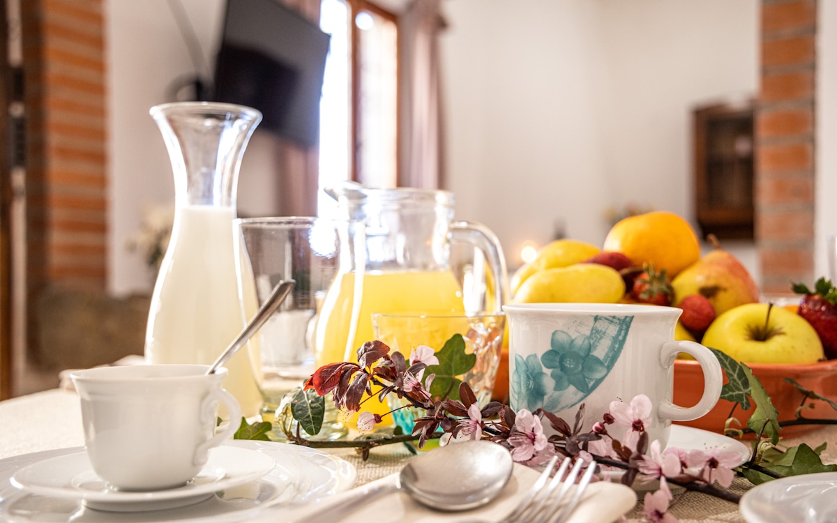 Ferienwohnung Rivalto 4 Frühstück (Detail)