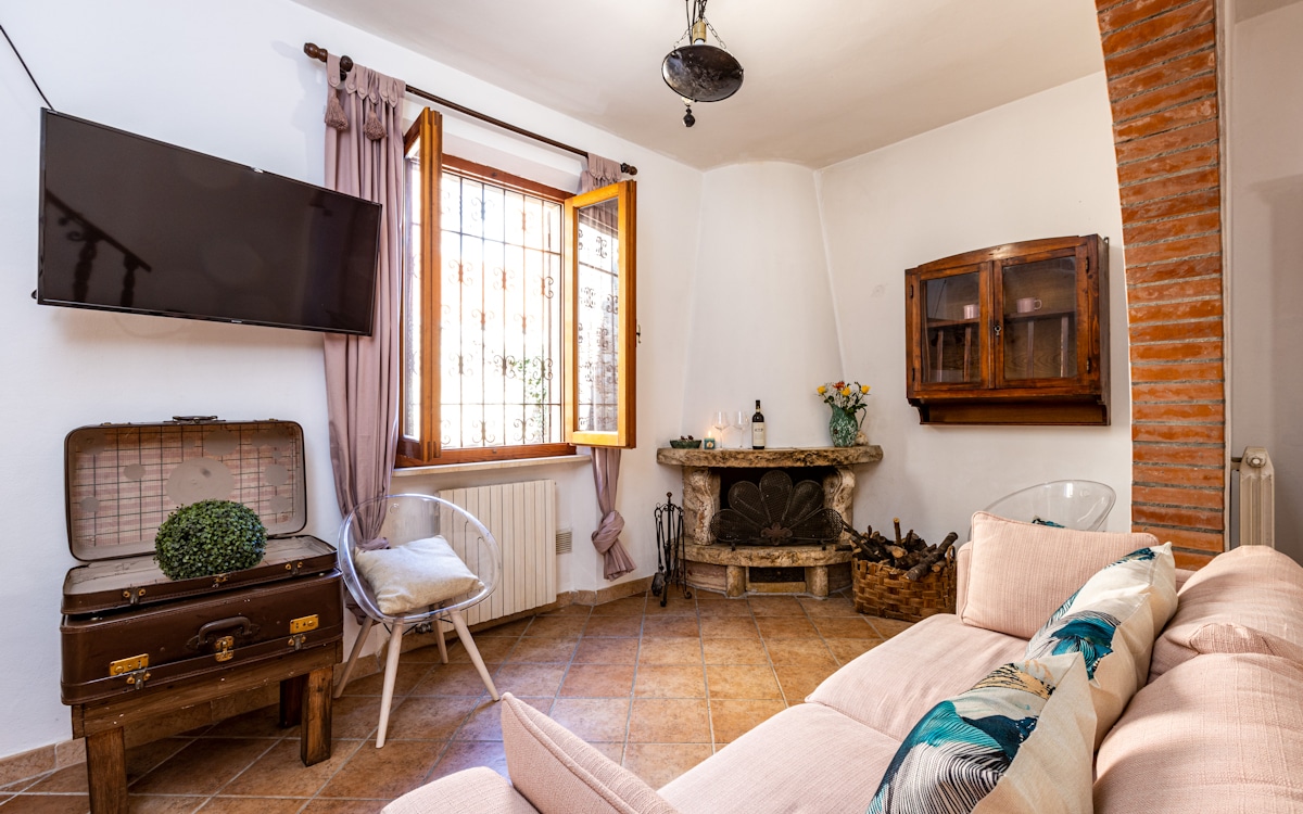 Ferienwohnung Rivalto 4 Kaminraum (2)