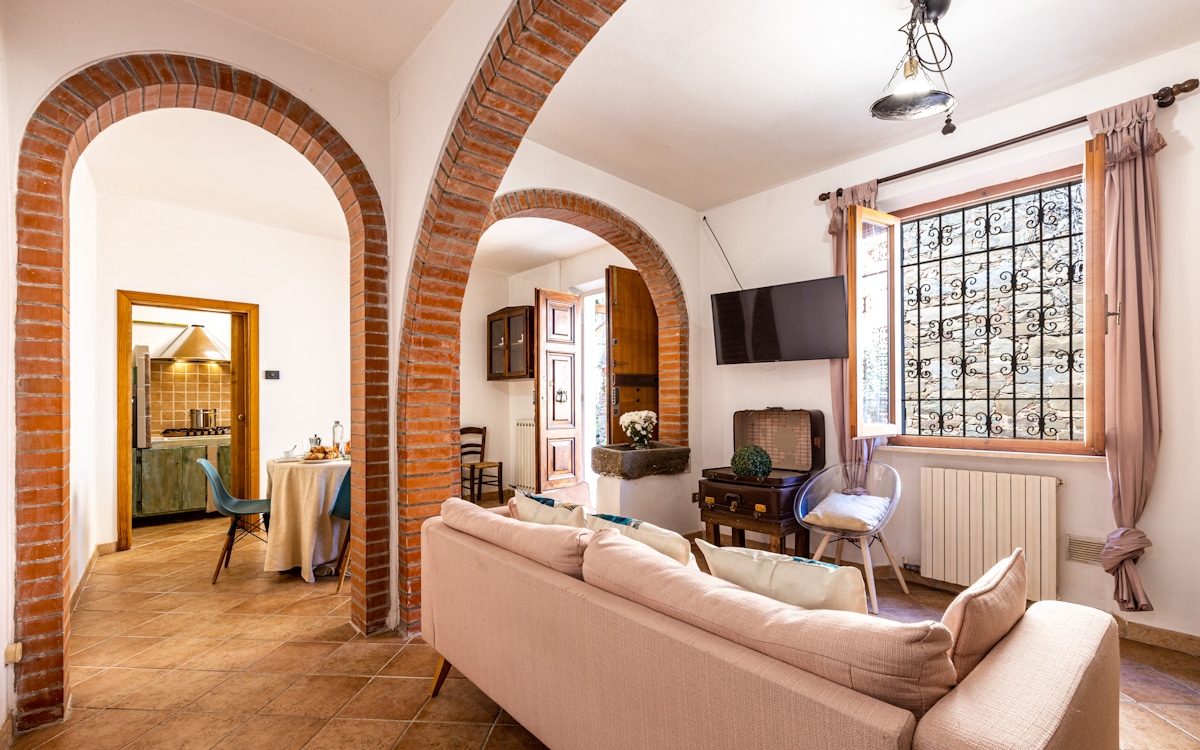 Ferienwohnung Rivalto 4 Kaminraum