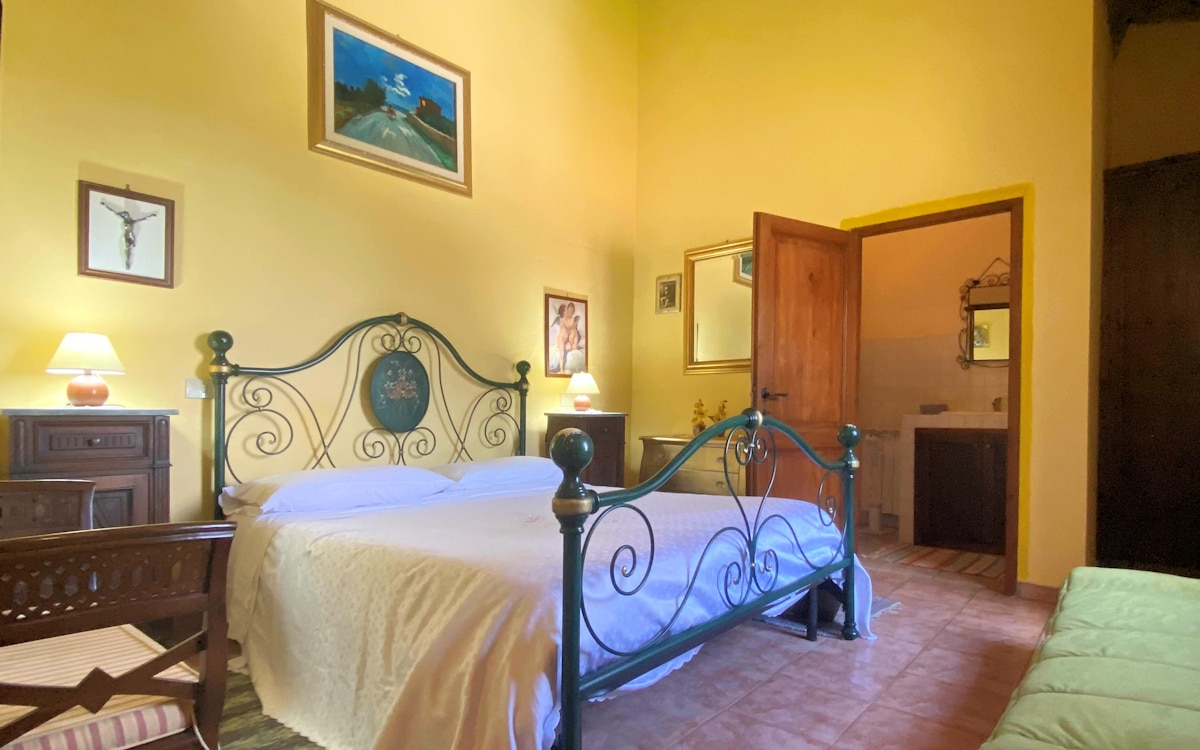Ferienhaus Montepulciano, 1. Schlafzimmer, im  Haupthaus Ferienhaus Montepulciano, 1. Schlafzimmer, im  Haupthaus