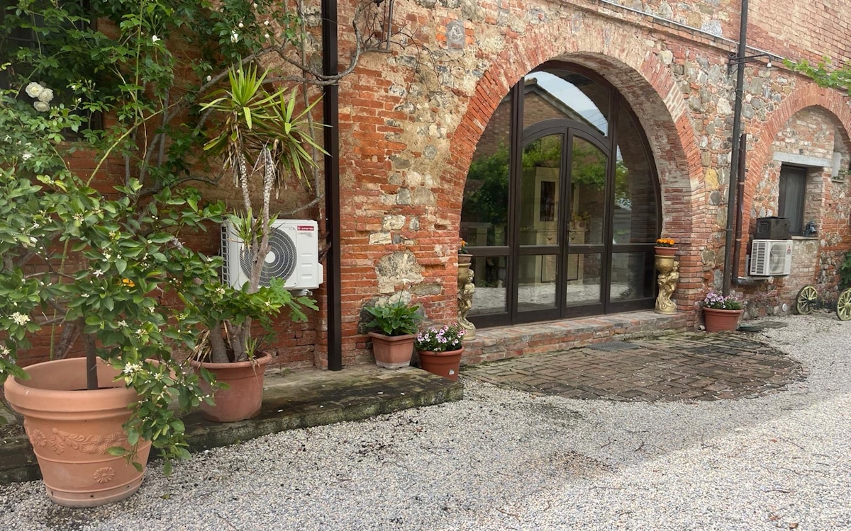 Ferienhaus Montepulciano, Haupthaus Eingang Ferienhaus Montepulciano, Haupthaus Eingang