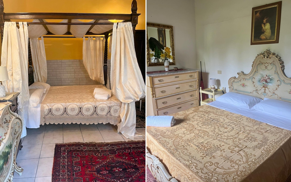 Ferienhaus Montepulciano, Schlafzimmer im  Haupthaus Ferienhaus Montepulciano, Schlafzimmer im  Haupthaus