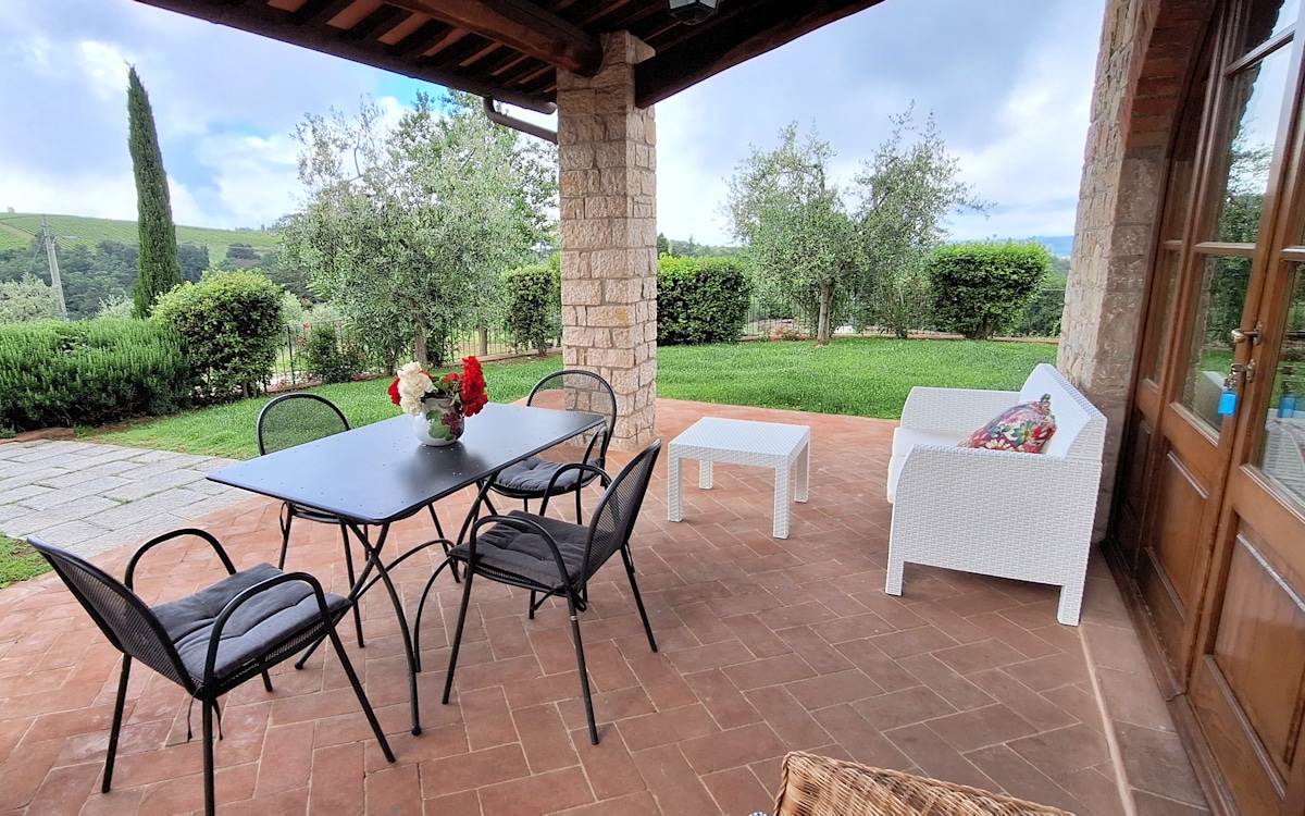 Cottage Brolio 3F, Terrasse (2) Cottage Brolio 3F, Terrasse (2)