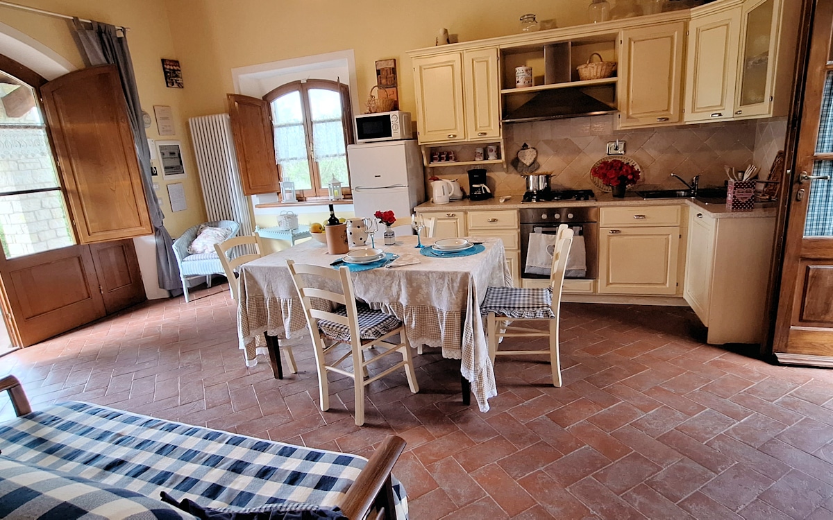 Cottage Brolio 3F, Wohnküche Cottage Brolio 3F, Wohnküche