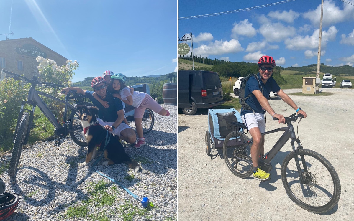 E-Bike-Tour Toskana mit Kindern und Hund (3) E-Bike-Tour Toskana mit Kindern und Hund (3)