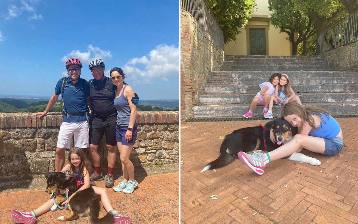 E-Bike-Tour Toskana mit Kindern und Hund