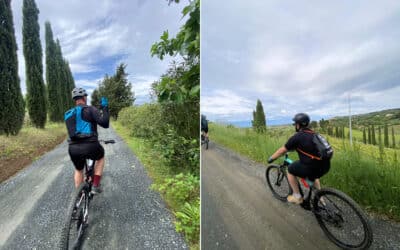 E-Bike-Tour Toskana, ungeteerte Strassen