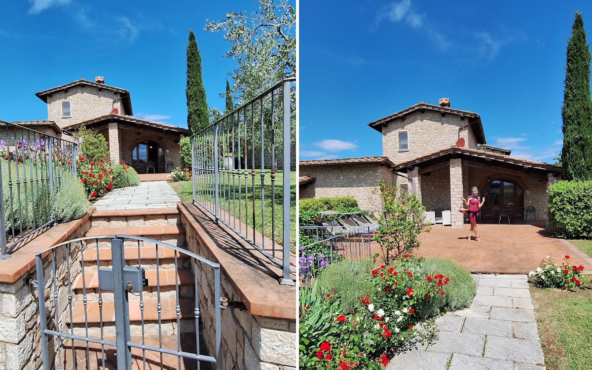 Landhaus Brolio 2R, Eingang