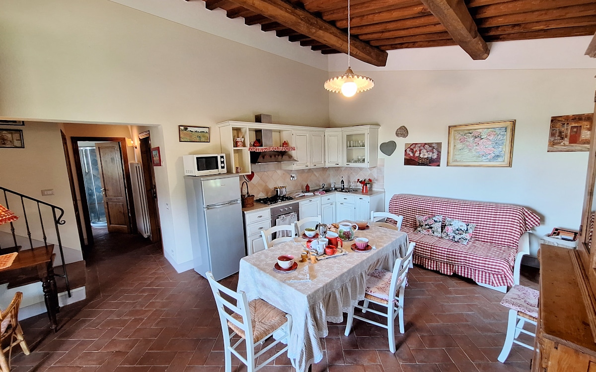 Landhaus Brolio 2R, Wohnküche (5)