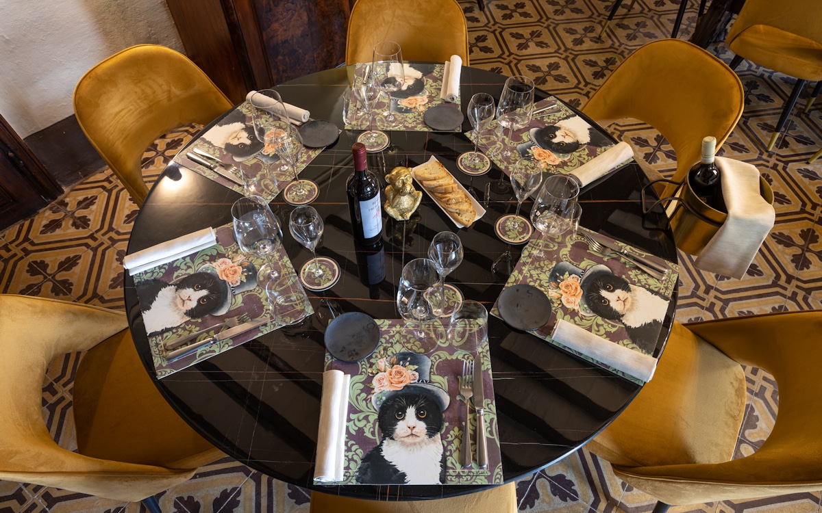 Restaurant Rivalto, Mise en placel (1)