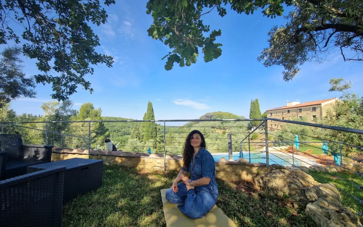 Agriturismo Guardistallo, Yoga-Lehrerin