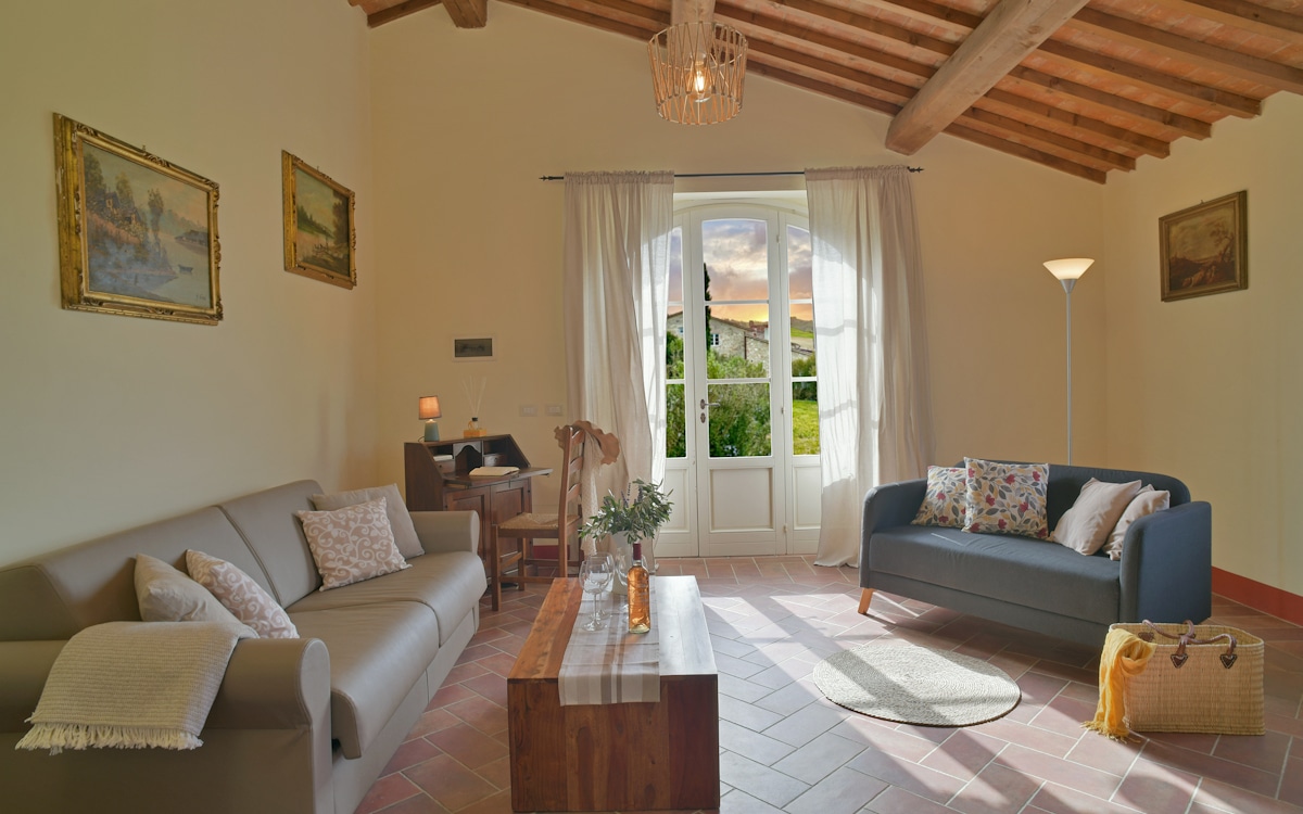 Cottage Guardistallo 2 Wohnraum (5) Cottage Guardistallo 2 Wohnraum (5)