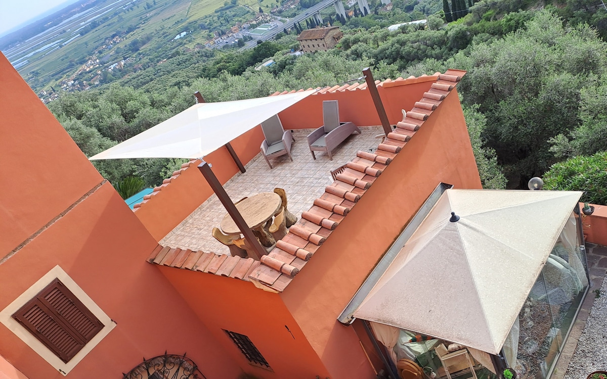 Ferienhaus Massarosa, FeWo TE41 Terrasse mit Meerblick  (2)