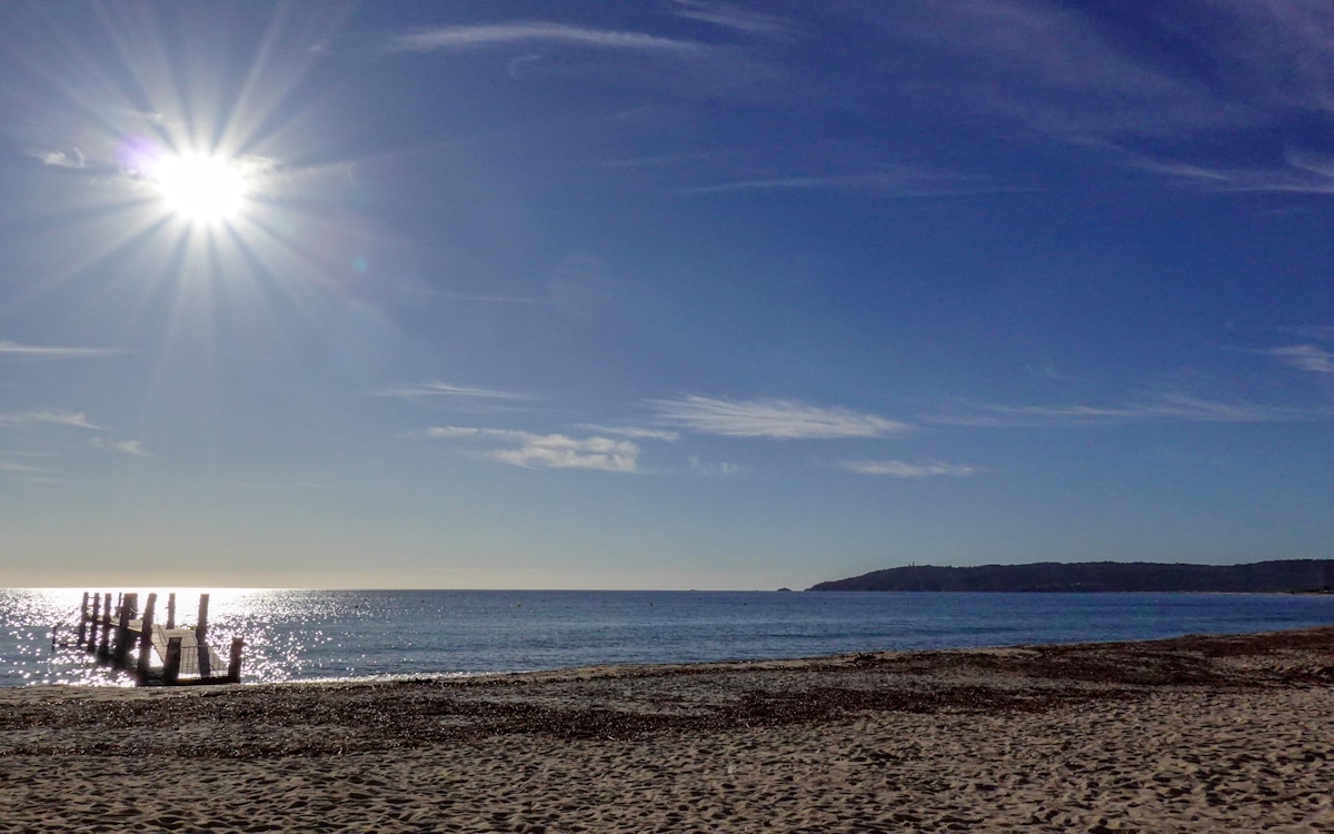 Strand Pampelonne in November Strand Pampelonne in November