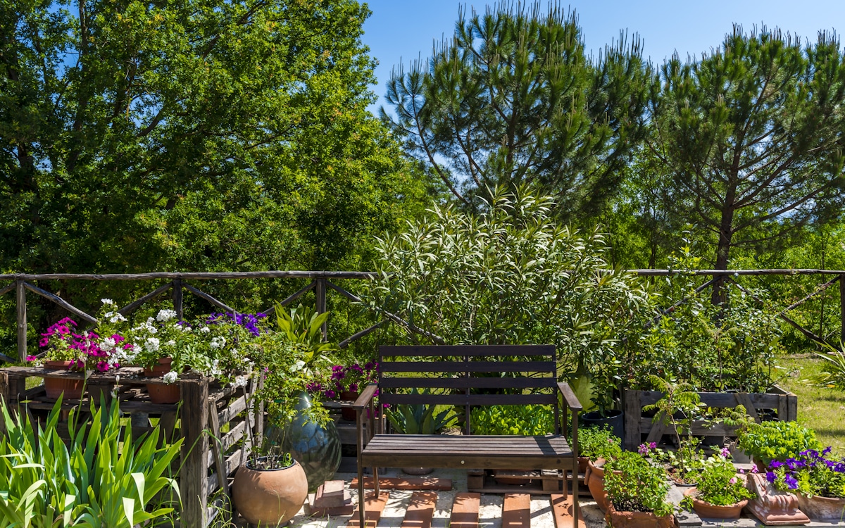 Antike Ziegelei Laterina, Garten Antike Ziegelei Laterina, Garten