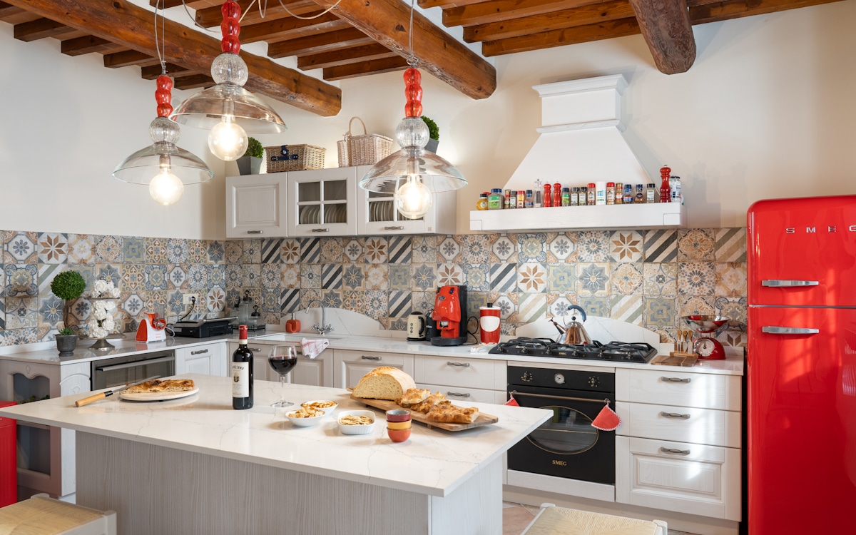 Villa Montaione, Wohnkueche (7) Villa Montaione, Wohnkueche (7)