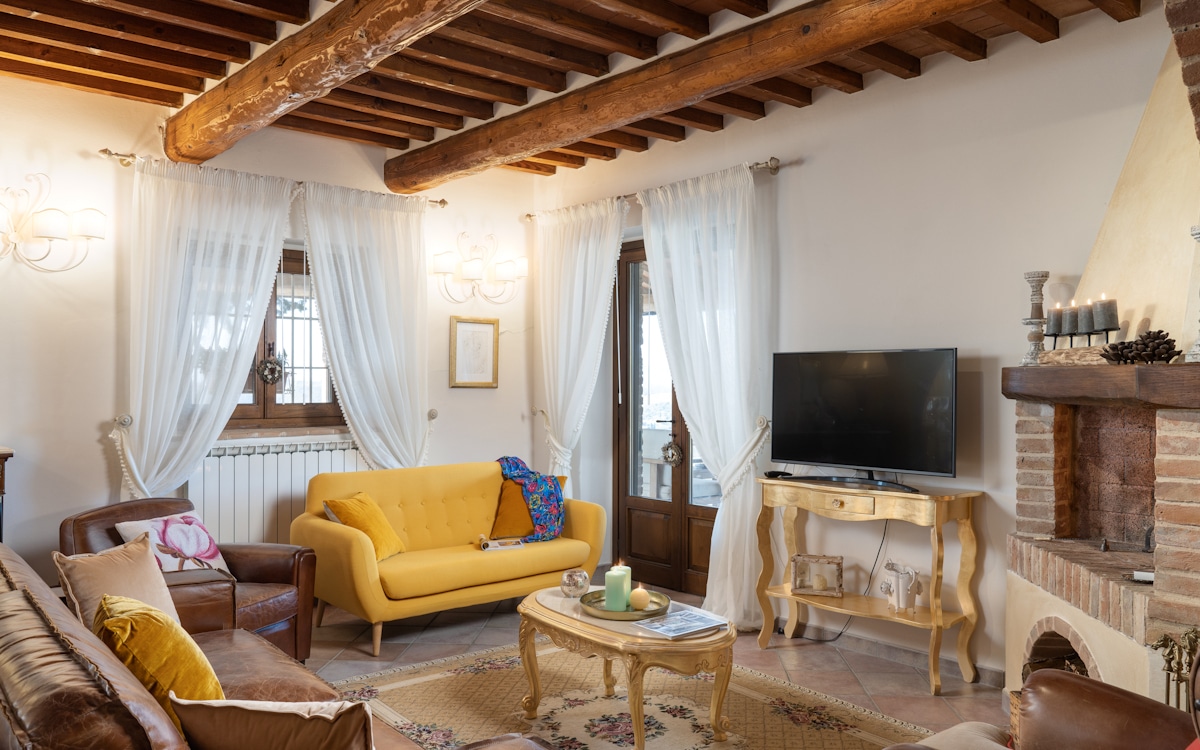 Villa Montaione, Wohnzimmer (14) Villa Montaione, Wohnzimmer (14)